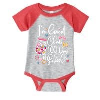 Cute I Loved My Class for 100 Days of School Valentine's Day Infant Baby Jersey Bodysuit