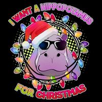 Cute I Want A Hippopotamus for Christmas Lights Mug