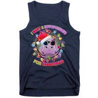 Cute I Want A Hippopotamus for Christmas Lights Tank Top