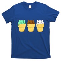 Cute Ice Cream Cat Flavors T-Shirt
