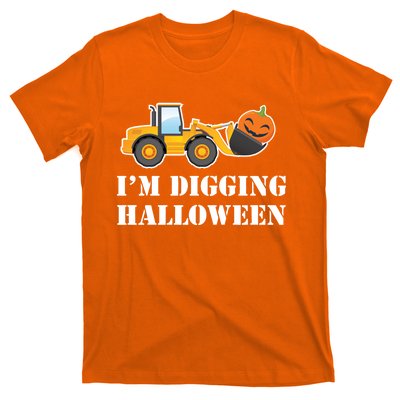 Cute I'm Digging Halloween Tractor T-Shirt