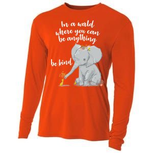 Cute Inspiring Be Anything Be Kind Cooling Performance Long Sleeve Crew