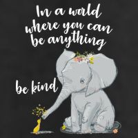 Cute Inspiring Be Anything Be Kind Garment-Dyed Heavyweight T-Shirt