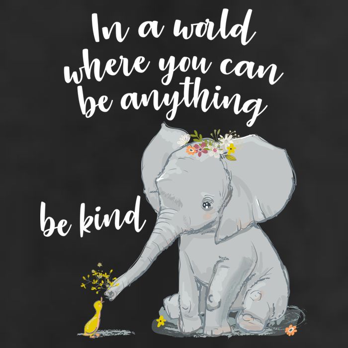 Cute Inspiring Be Anything Be Kind Garment-Dyed Heavyweight T-Shirt
