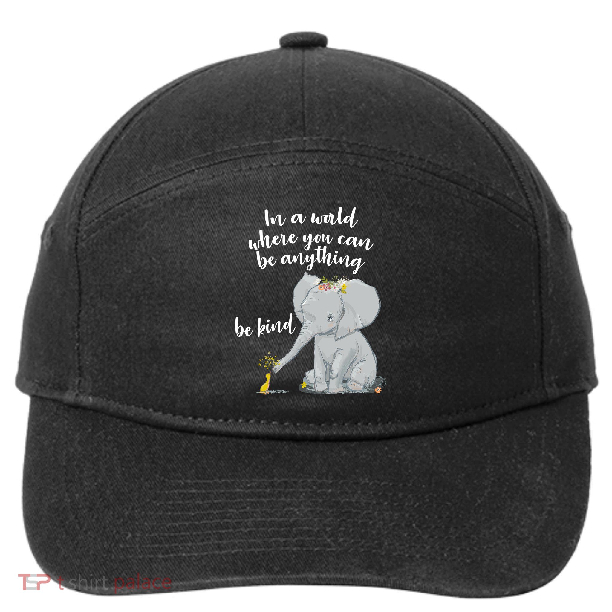 Cute Inspiring Be Anything Be Kind 7-Panel Snapback Hat
