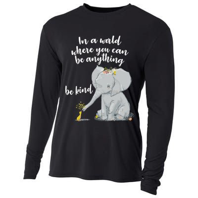 Cute Inspiring Be Anything Be Kind Cooling Performance Long Sleeve Crew