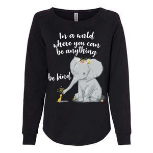 Cute Inspiring Be Anything Be Kind Womens California Wash Sweatshirt