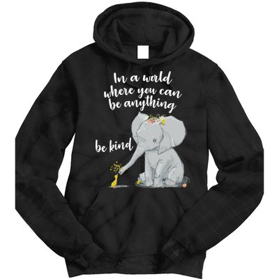 Cute Inspiring Be Anything Be Kind Tie Dye Hoodie
