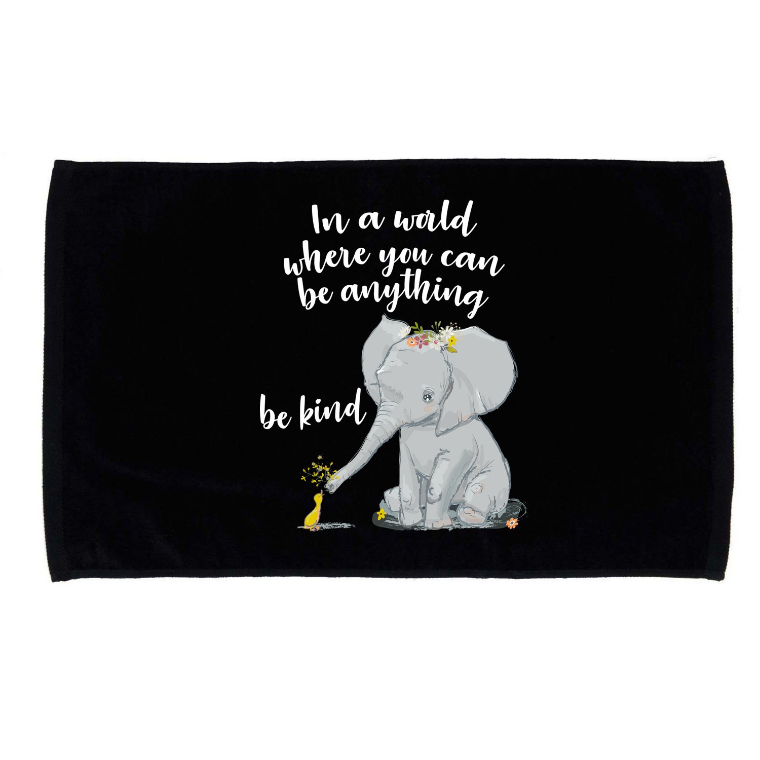 Cute Inspiring Be Anything Be Kind Microfiber Hand Towel