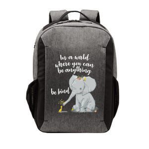 Cute Inspiring Be Anything Be Kind Vector Backpack