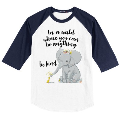 Cute Inspiring Be Anything Be Kind Baseball Sleeve Shirt