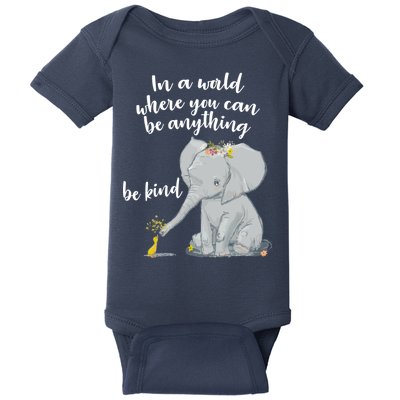 Cute Inspiring Be Anything Be Kind Baby Bodysuit