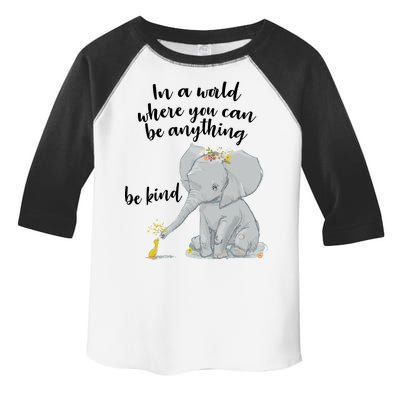 Cute Inspiring Be Anything Be Kind Toddler Fine Jersey T-Shirt