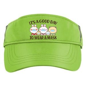 Cute It's A Good Day To Wear A Mask Adult Drive Performance Visor