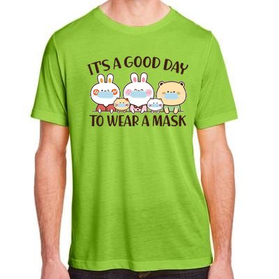 Cute It's A Good Day To Wear A Mask Adult ChromaSoft Performance T-Shirt