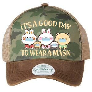 Cute It's A Good Day To Wear A Mask Legacy Tie Dye Trucker Hat