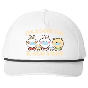 Cute It's A Good Day To Wear A Mask Snapback Five-Panel Rope Hat