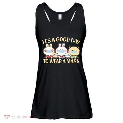 Cute It's A Good Day To Wear A Mask Ladies Essential Flowy Tank