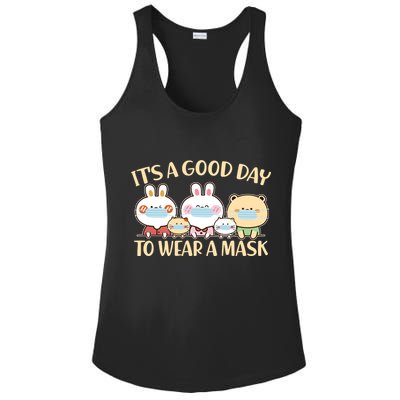 Cute It's A Good Day To Wear A Mask Ladies PosiCharge Competitor Racerback Tank