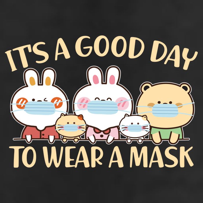 Cute It's A Good Day To Wear A Mask Golf Towel