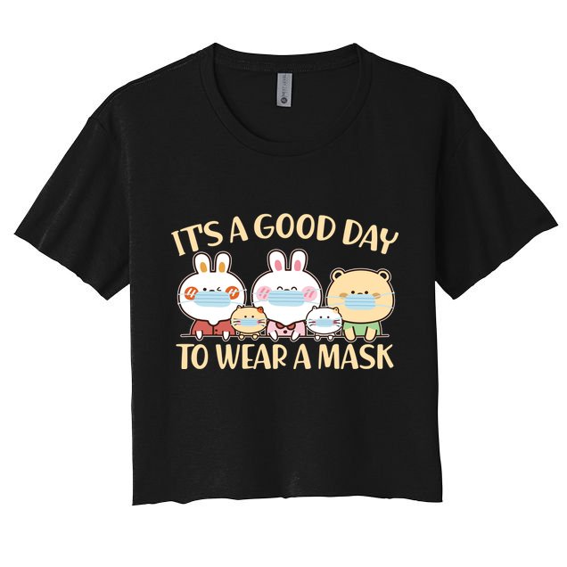Cute It's A Good Day To Wear A Mask Crop Top