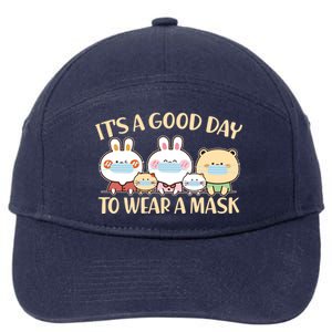 Cute It's A Good Day To Wear A Mask 7-Panel Snapback Hat