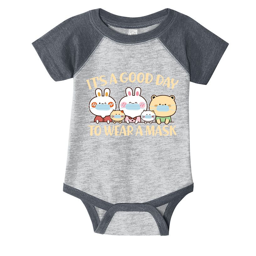 Cute It's A Good Day To Wear A Mask Infant Baby Jersey Bodysuit