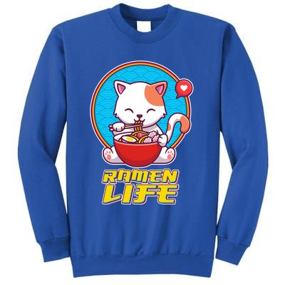 Cute Japanese Ramen Life Kitty Sweatshirt