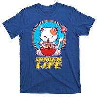 Cute Japanese Ramen Life Kitty T-Shirt