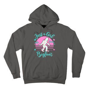 Cute Just a Girl Who Loves Bigfoot Tall Hoodie