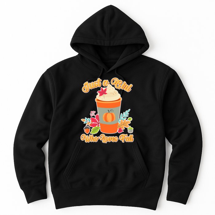 Cute Just A Girl Who Loves Fall Hoodie