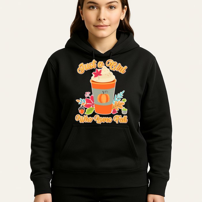 Cute Just A Girl Who Loves Fall Hoodie
