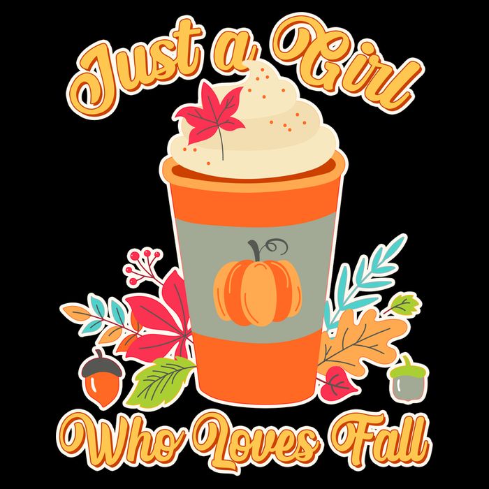 Cute Just A Girl Who Loves Fall Hoodie