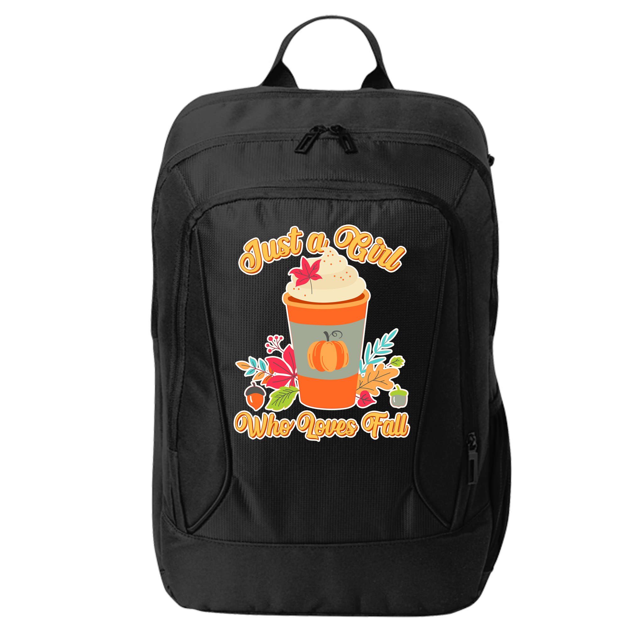 Cute Just A Girl Who Loves Fall City Backpack