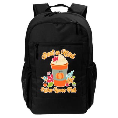 Cute Just A Girl Who Loves Fall Backpack