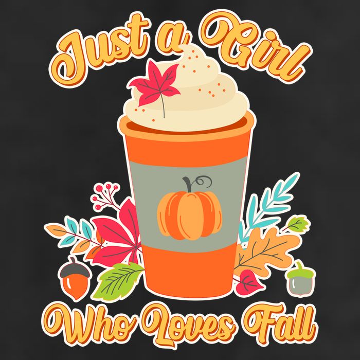 Cute Just A Girl Who Loves Fall Adult Drive Performance Visor