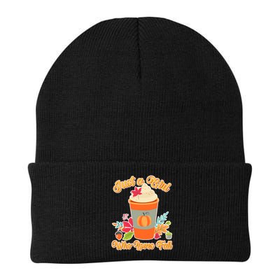 Cute Just A Girl Who Loves Fall Knit Cap Winter Beanie