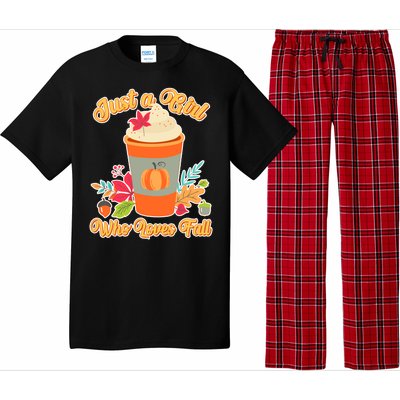 Cute Just A Girl Who Loves Fall Pajama Set