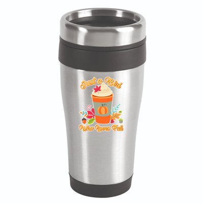 Cute Just A Girl Who Loves Fall 16oz Travel Tumbler