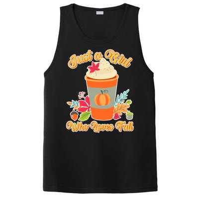 Cute Just A Girl Who Loves Fall PosiCharge Competitor Tank