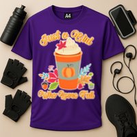 Cute Just A Girl Who Loves Fall Cooling Performance Crew T-Shirt