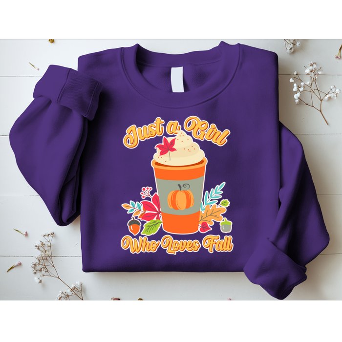 Cute Just A Girl Who Loves Fall Sweatshirt