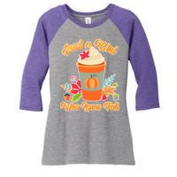 Cute Just A Girl Who Loves Fall Women's Tri-Blend 3/4-Sleeve Raglan Shirt