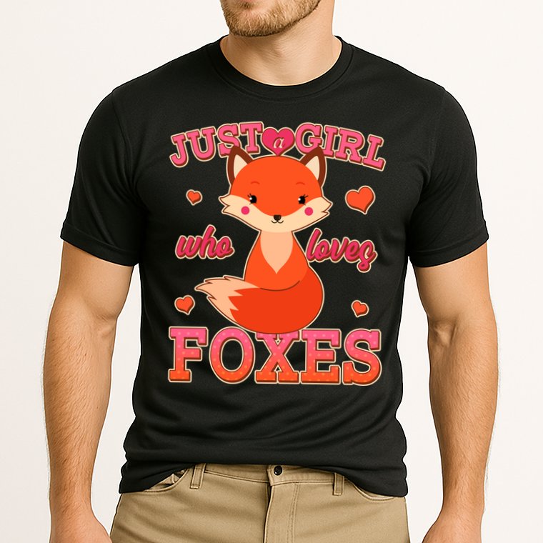 Cute Just A Girl Who Loves Foxes Cooling Performance Crew T-Shirt
