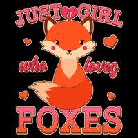 Cute Just A Girl Who Loves Foxes Cooling Performance Crew T-Shirt