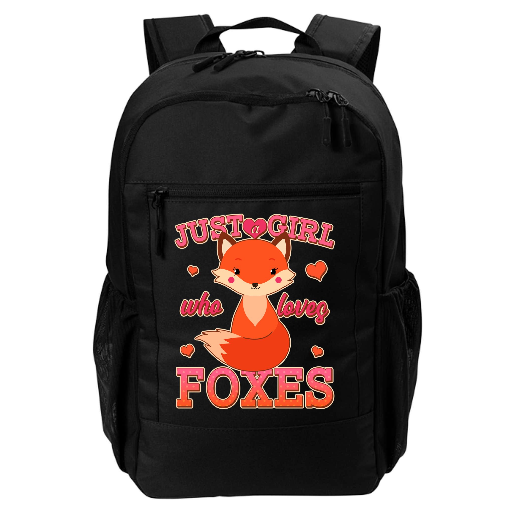 Cute Just A Girl Who Loves Foxes Backpack