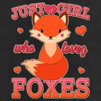 Cute Just A Girl Who Loves Foxes 11oz C Handle Ceramic Mug