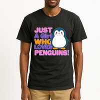 Cute Just A Girl Who Loves Penguins Tall T-Shirt