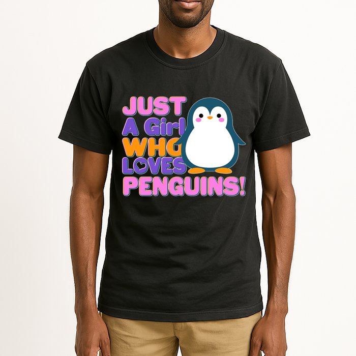 Cute Just A Girl Who Loves Penguins Tall T-Shirt