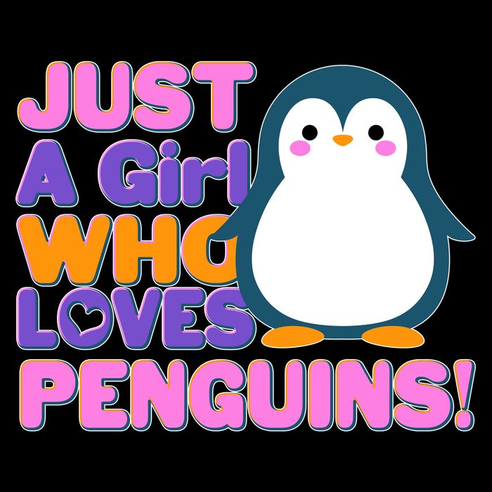Cute Just A Girl Who Loves Penguins Baby Bodysuit